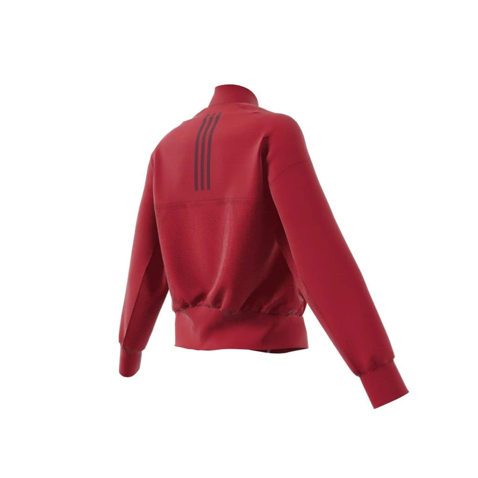 Adidas Id Bomber Women Training Jacket Active Maroon Dx7932