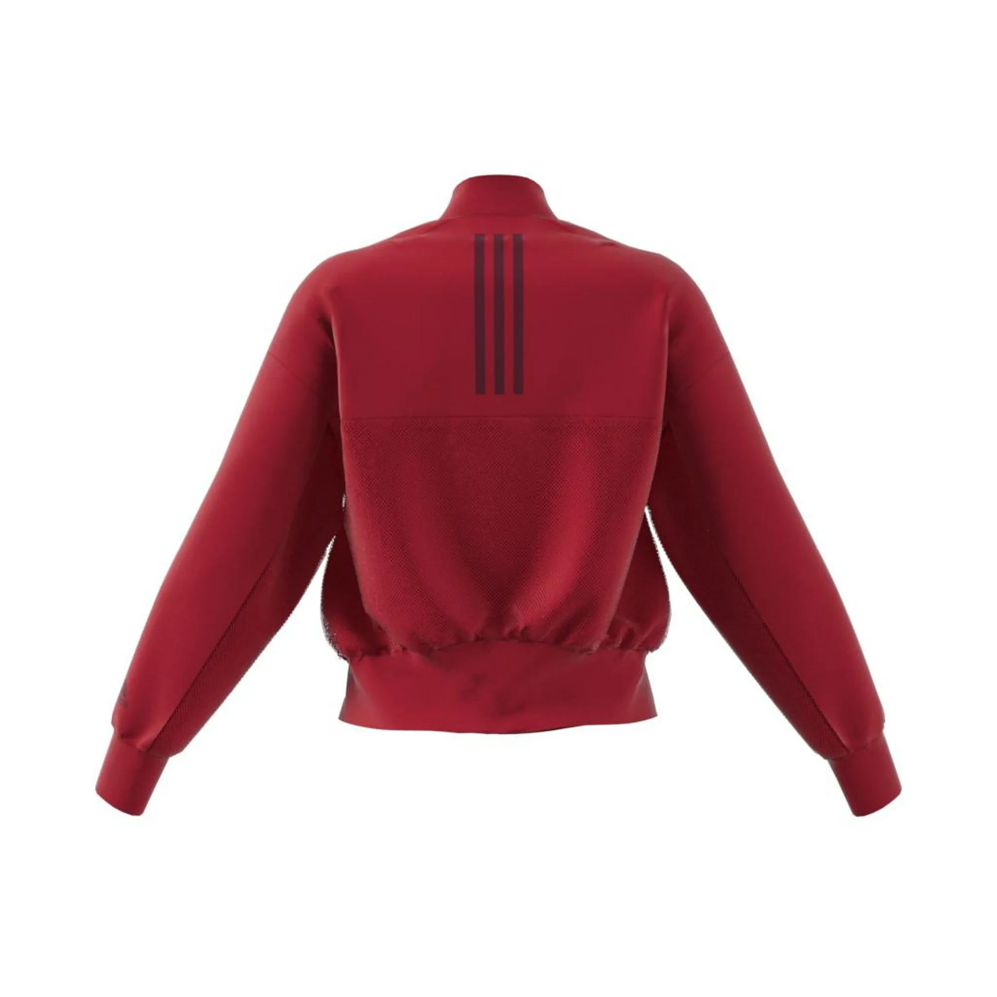 Adidas Id Bomber Women Training Jacket Active Maroon Dx7932