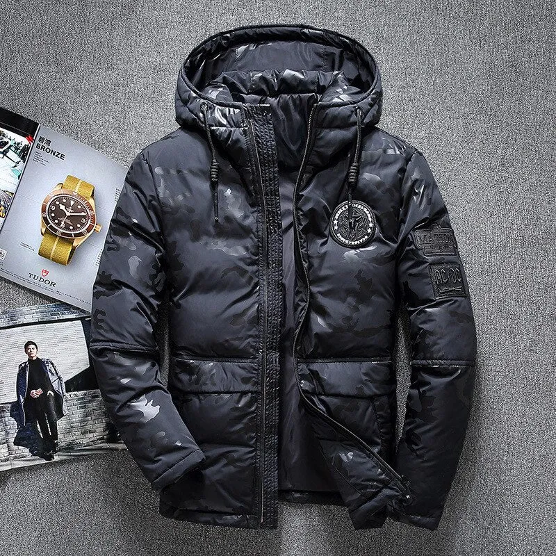 Antonios Camouflage Pattern Winter Jacket
