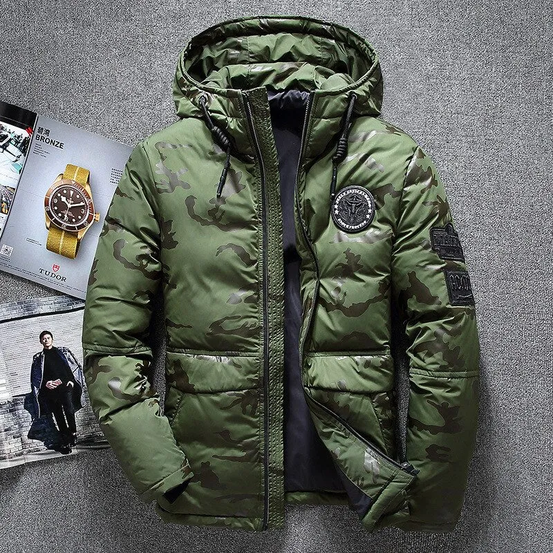 Antonios Camouflage Pattern Winter Jacket