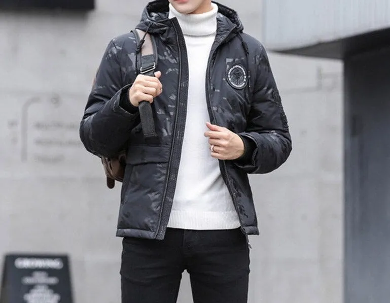 Antonios Camouflage Pattern Winter Jacket