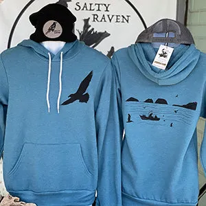 Bay Bounty *Limited Edition* Ultra Soft Pull Over Hoodie - Unisex Heather Deep Teal