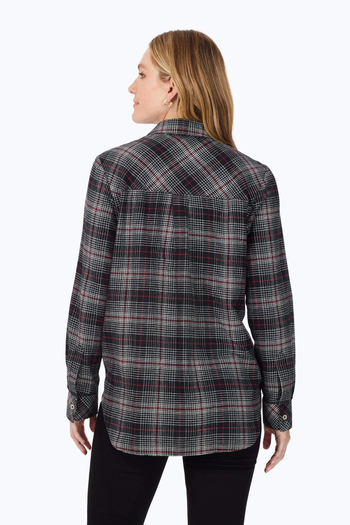Boyfriend Cozy Tartan Tunic