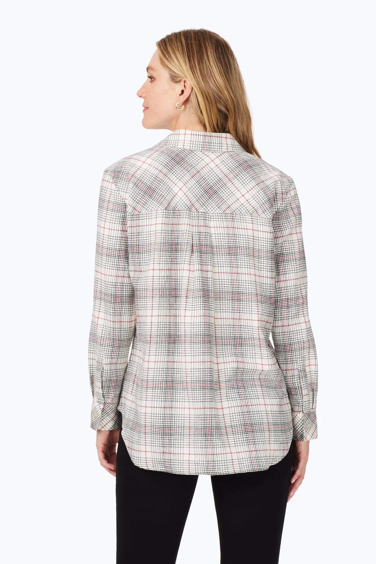 Boyfriend Cozy Tartan Tunic