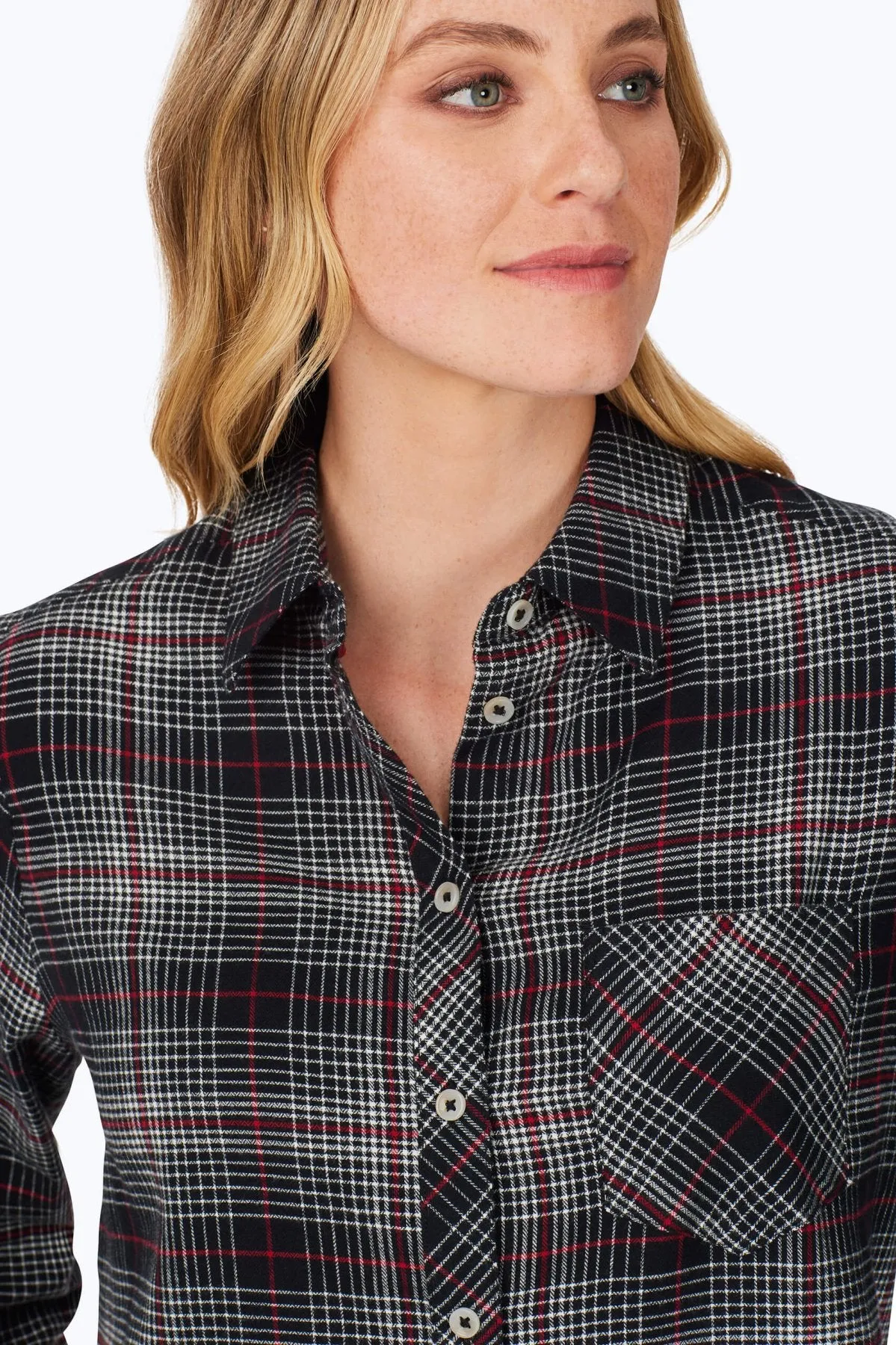 Boyfriend Cozy Tartan Tunic