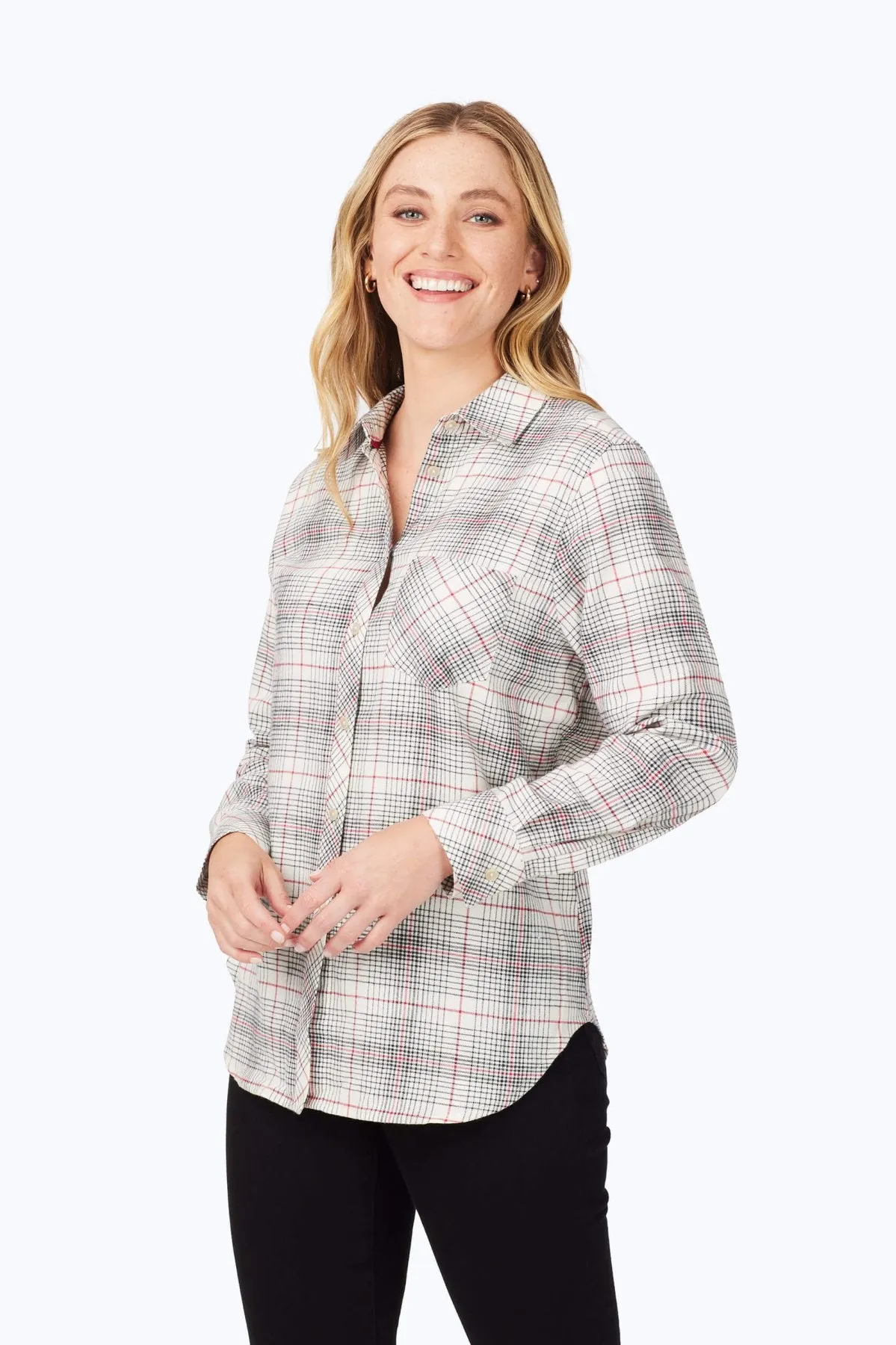 Boyfriend Cozy Tartan Tunic