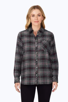 Boyfriend Cozy Tartan Tunic