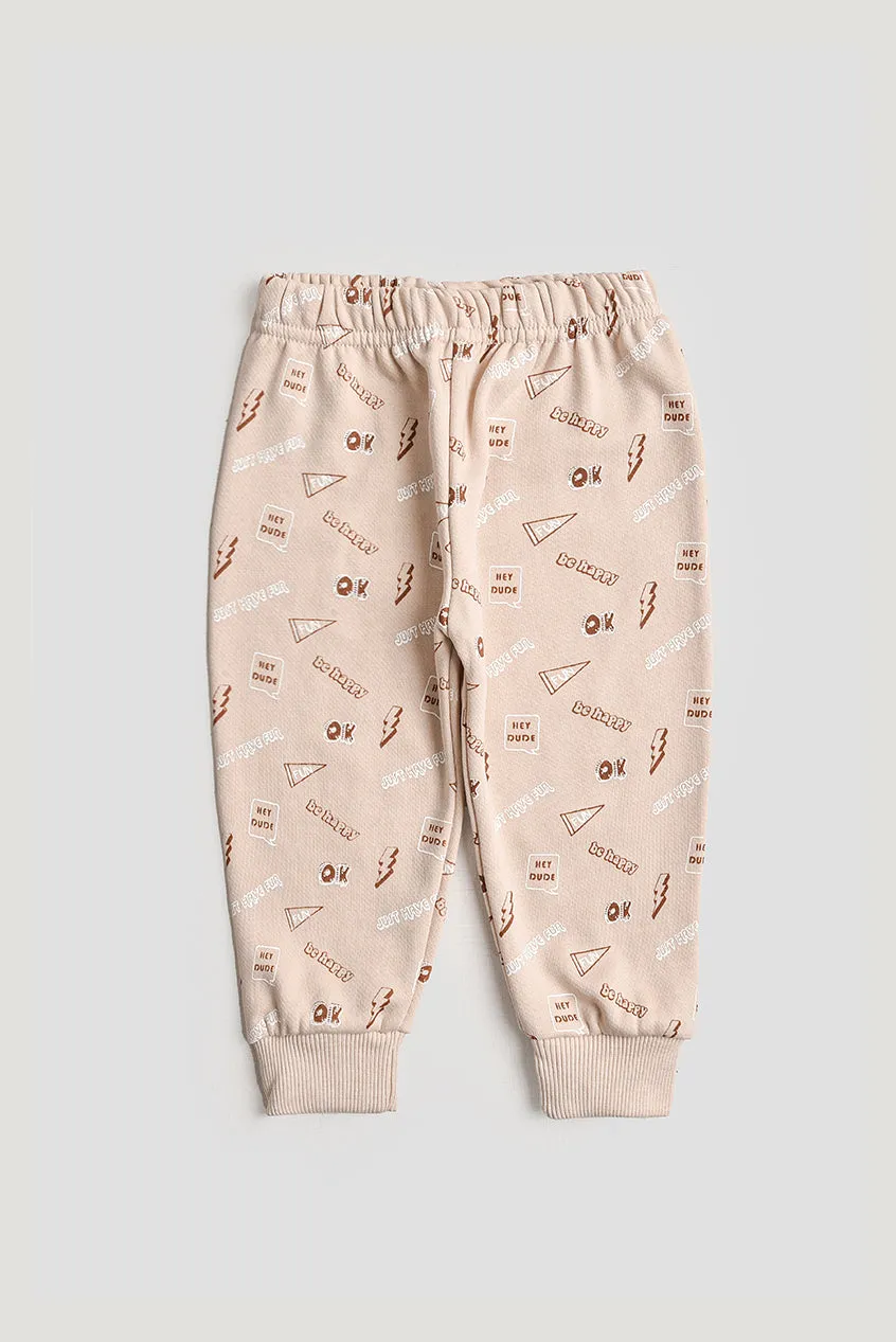 Boys' Cream Explorer Tracksuit