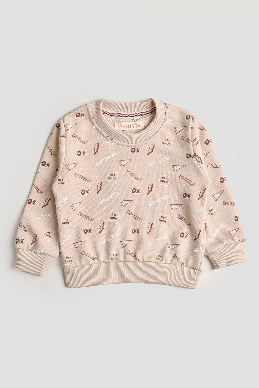 Boys' Cream Explorer Tracksuit