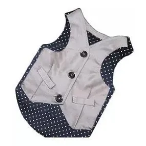 Brown's Pet Range Urban | Grey Polka Dot Waistcoat For Dogs