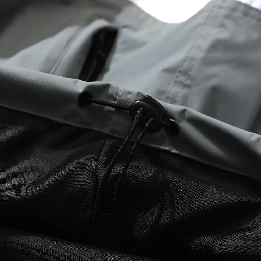 BRT LOGO HOODED JACKET GRAY