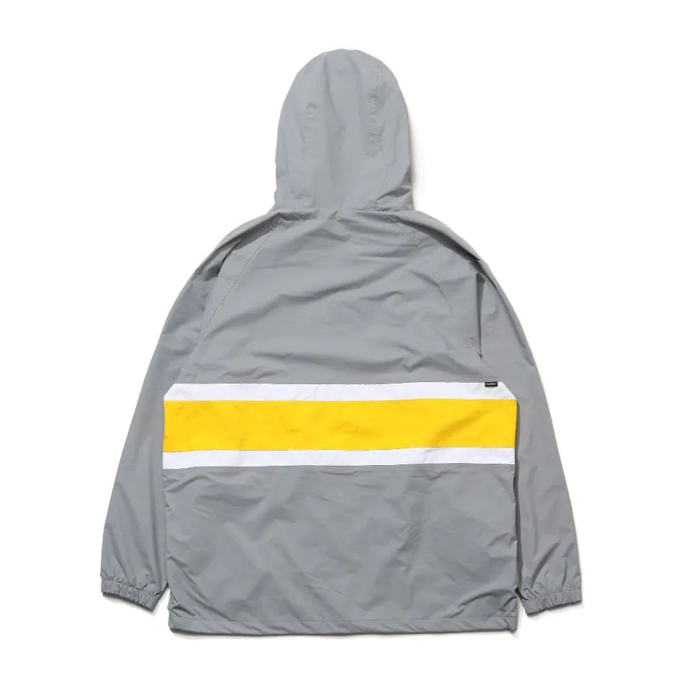 BRT LOGO HOODED JACKET GRAY