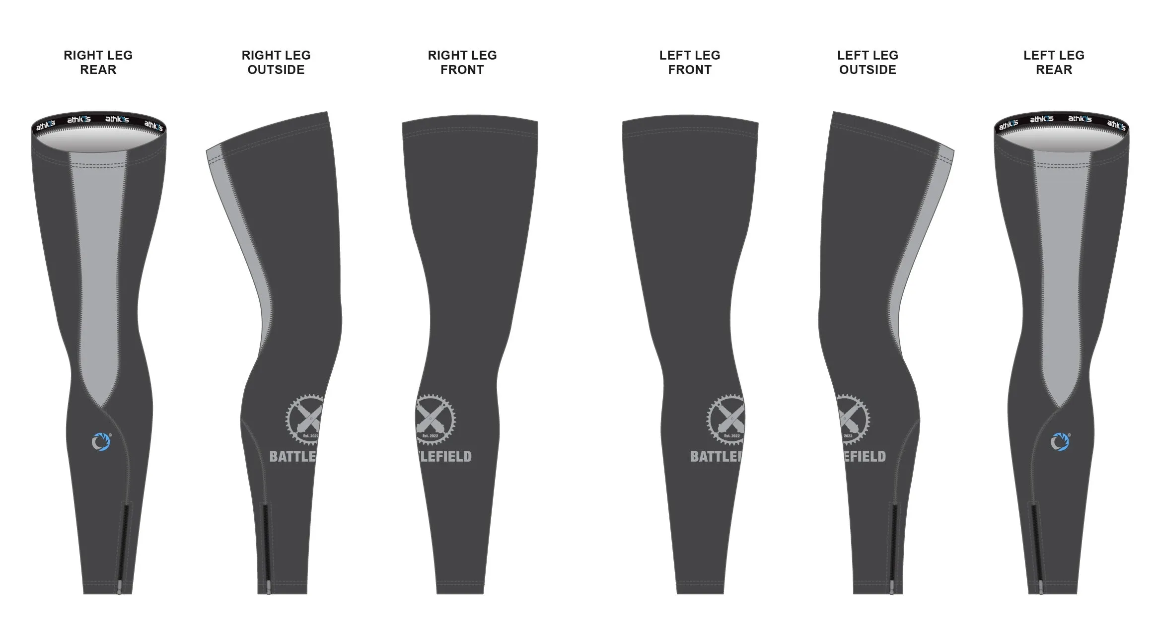 Chase Leg Warmer - Battlefield Composite