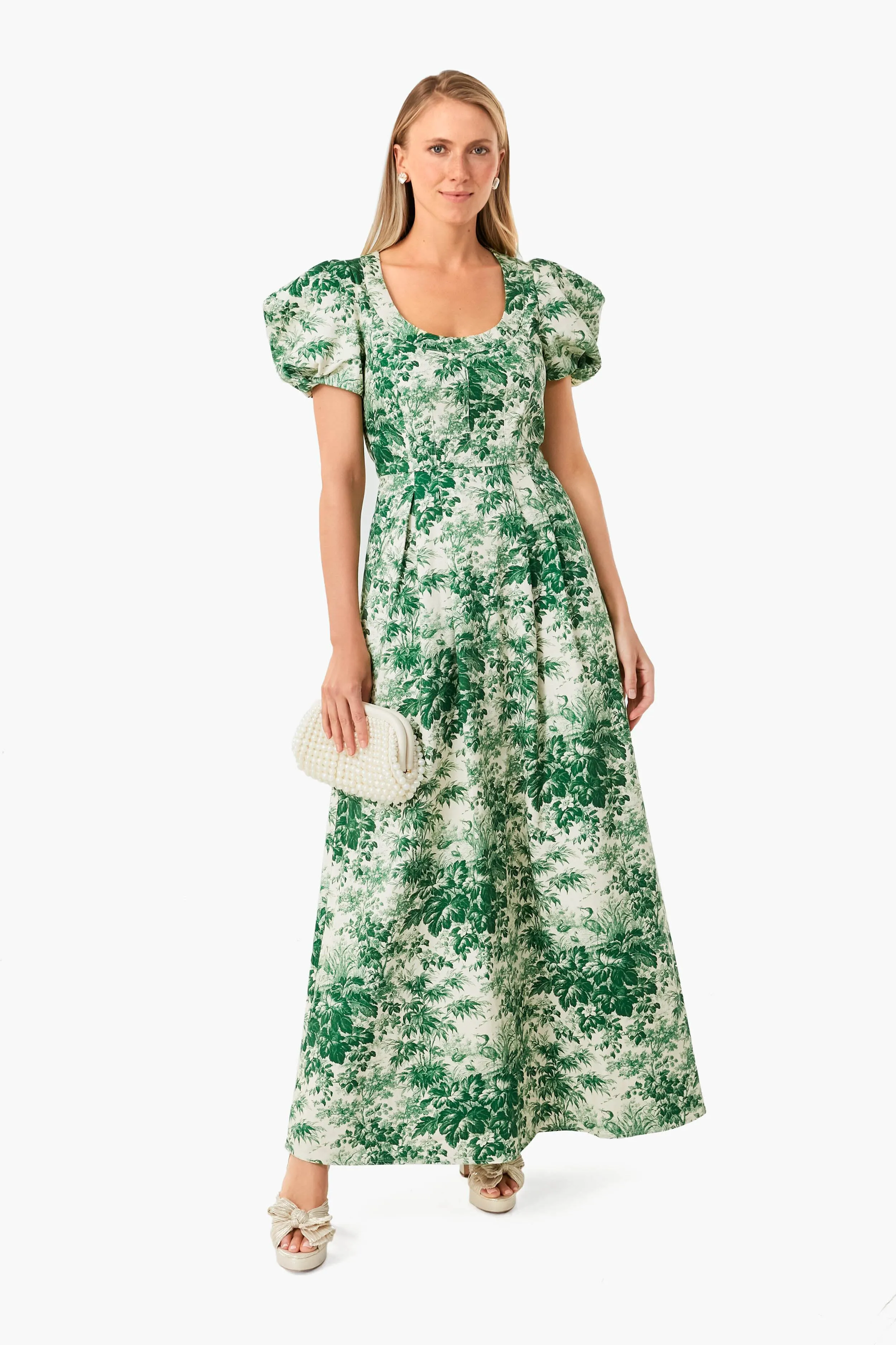 Cypress Toile Amelia Gown