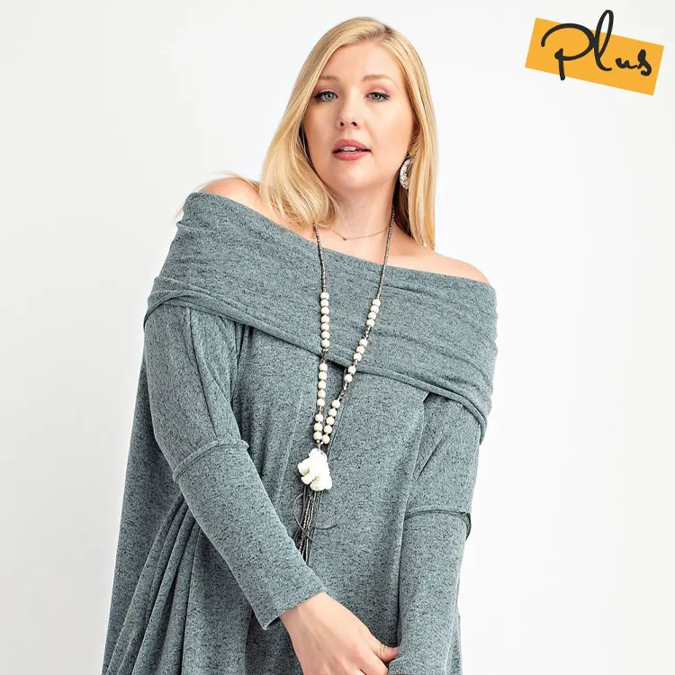 Easel Cowl Neck Pullover Sweater