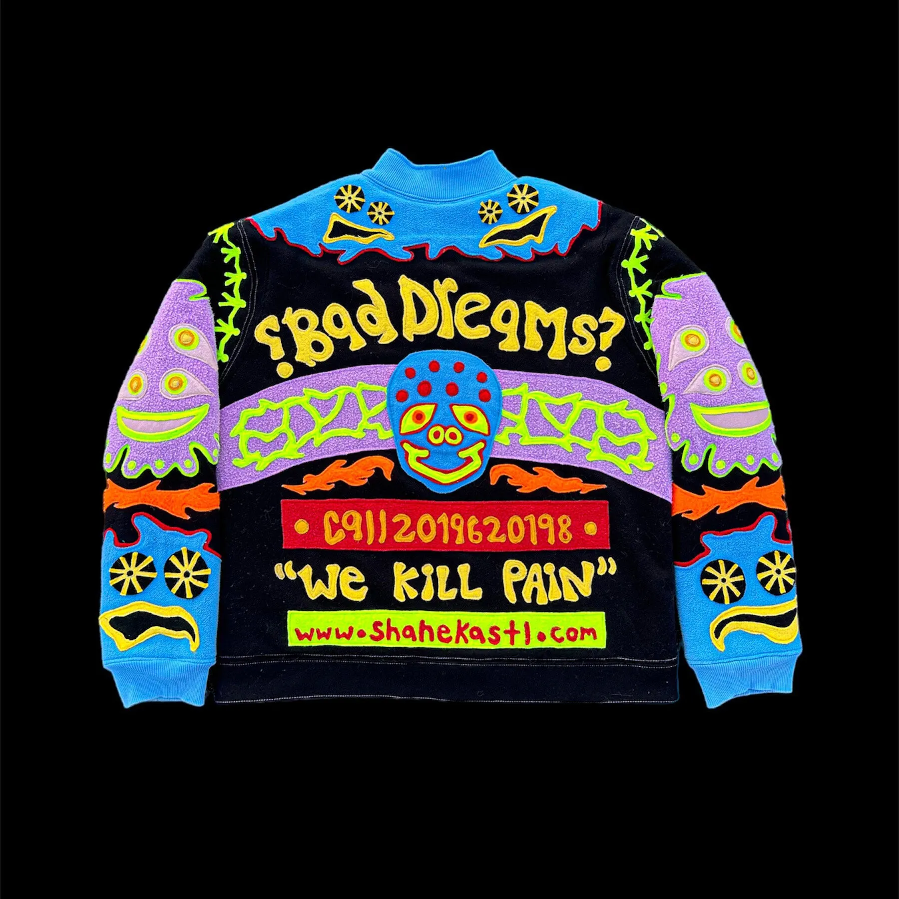 Fashionable and personalized childlike zipper jacket