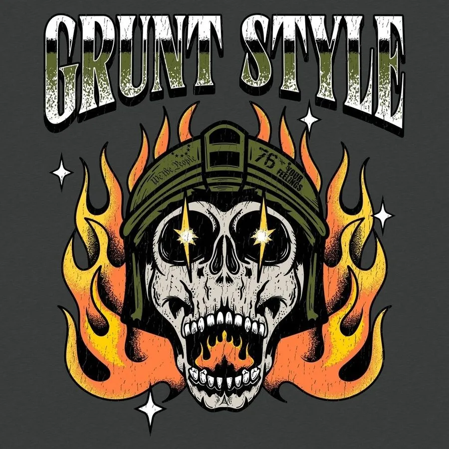Flamethrower Hoodie - Dark Heather