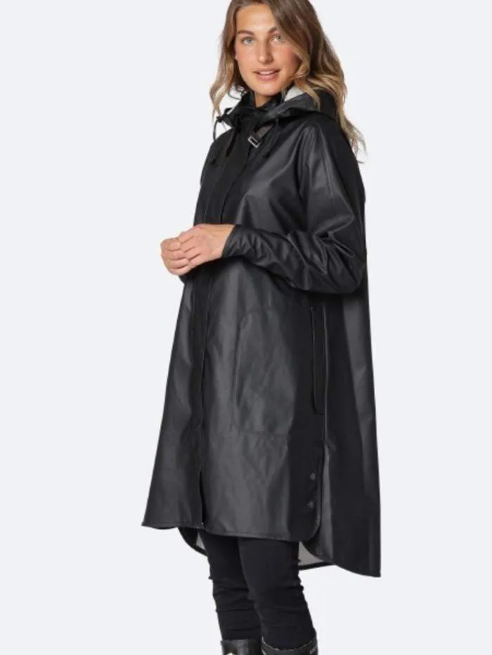Ilse Jacobsen Black Raincoat RAIN71 001