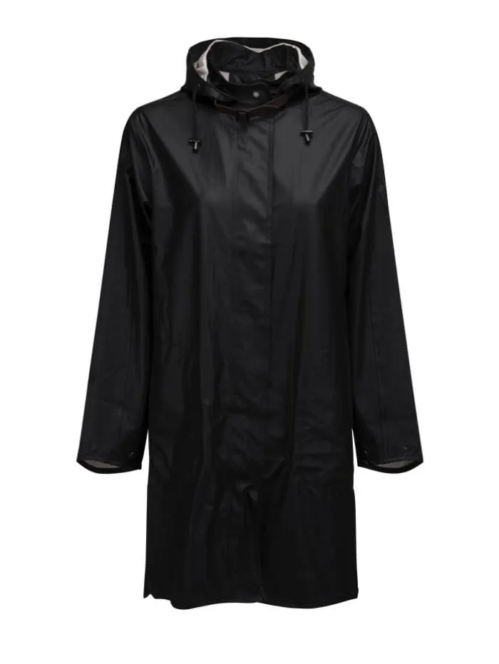 Ilse Jacobsen Black Raincoat RAIN71 001
