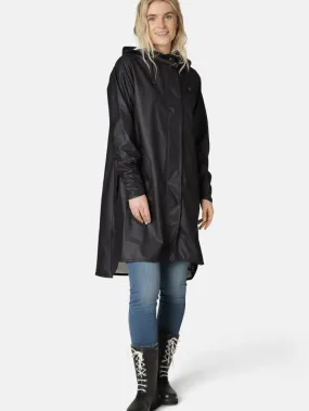 Ilse Jacobsen Black Raincoat RAIN71 001