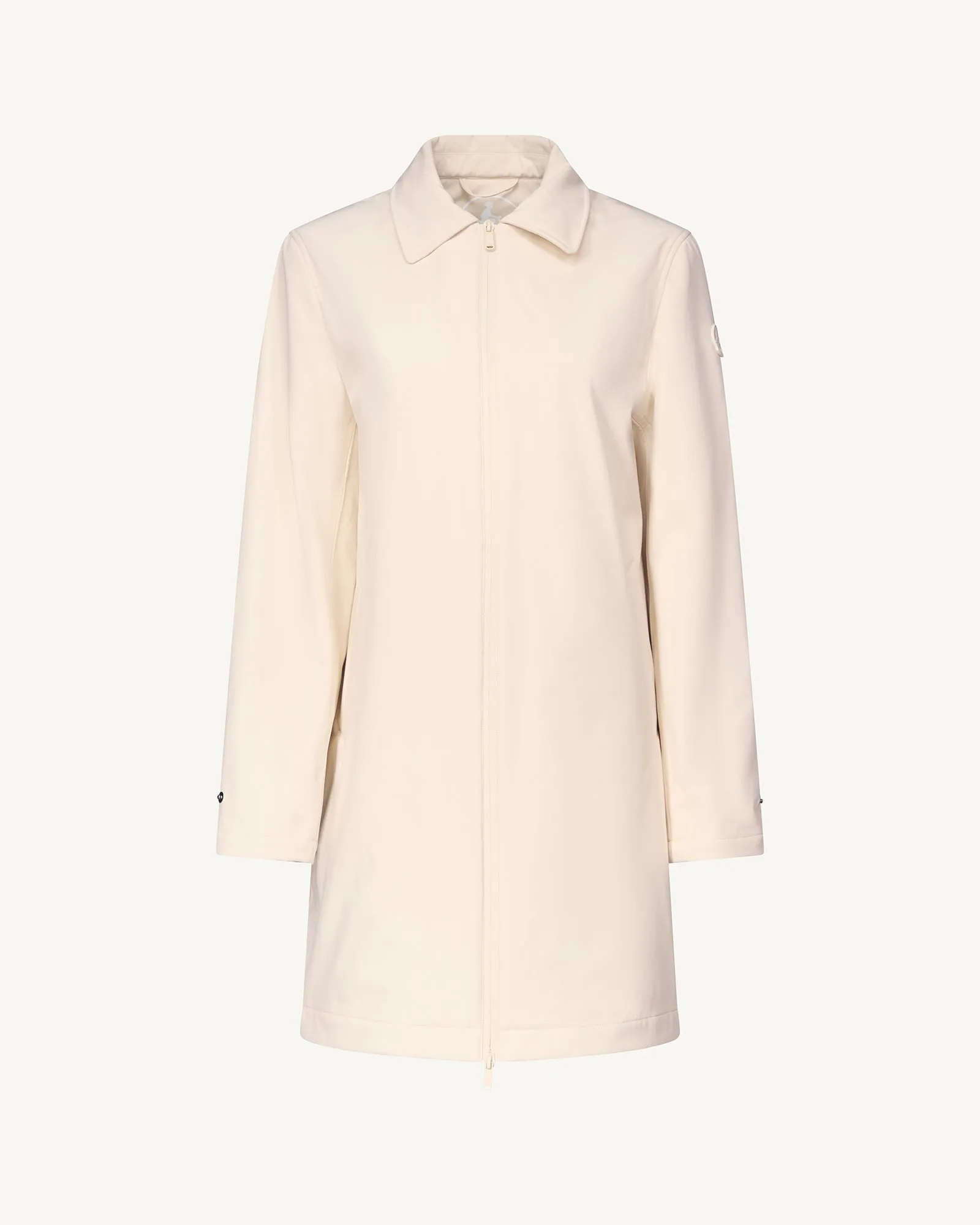 Imperméable à capuche amovible Ivoire Corinthe 2.0