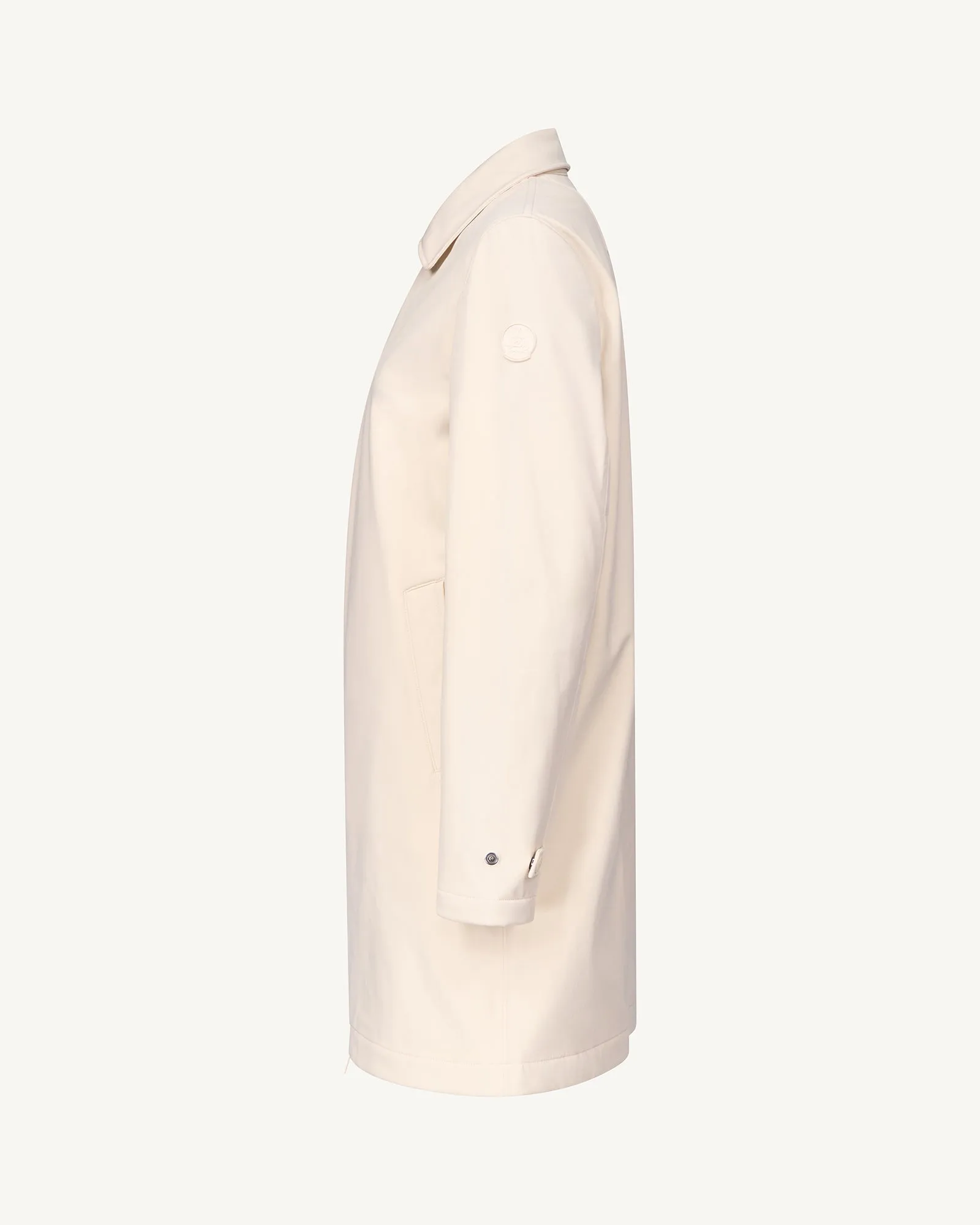 Imperméable à capuche amovible Ivoire Corinthe 2.0