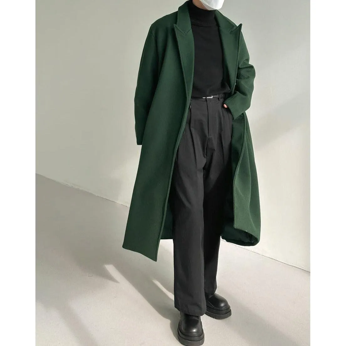 Jinquedai  Oxford Collar Trench Coat