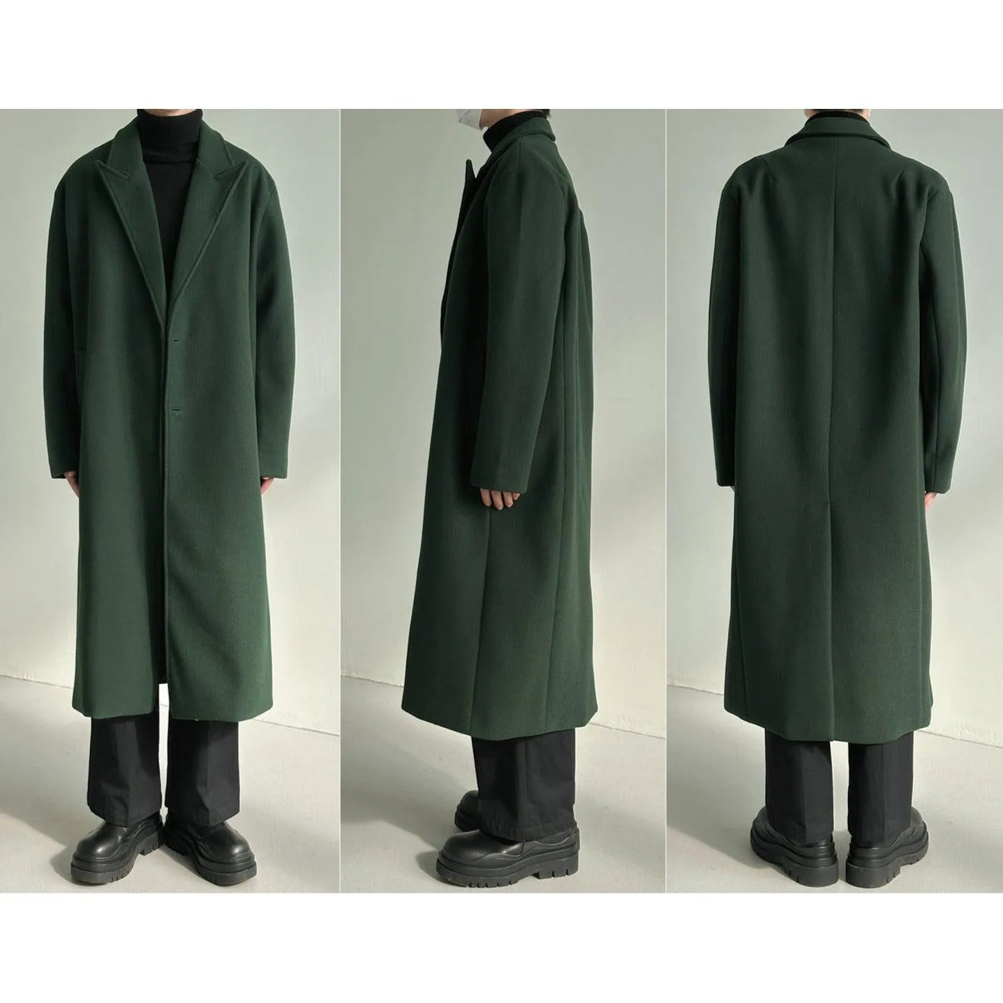 Jinquedai  Oxford Collar Trench Coat