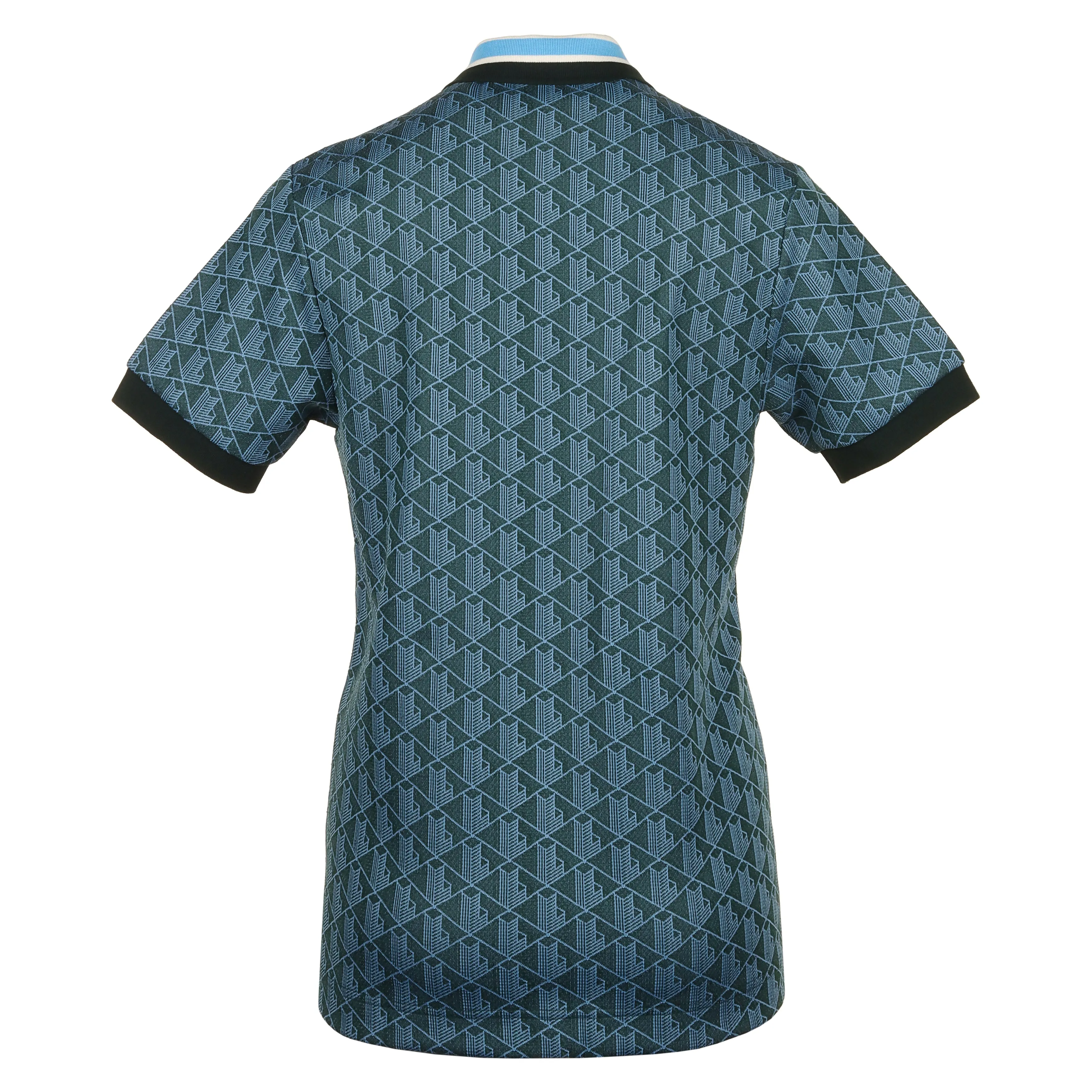 Lacoste Contrast Collar Monogram Polo Shirt FA24