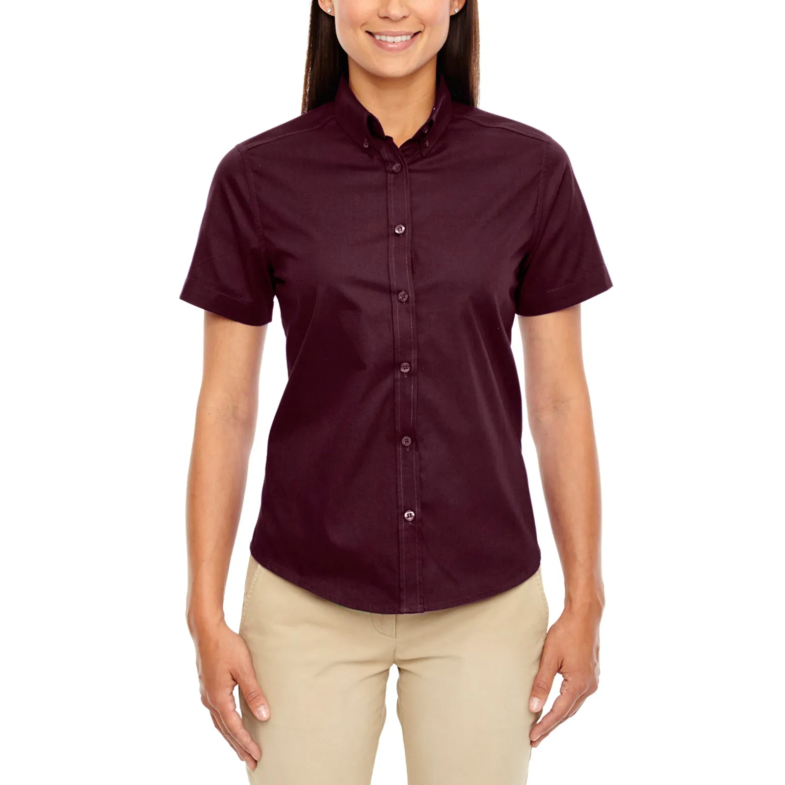 Ladies' Optimum S/S Twill Shirt