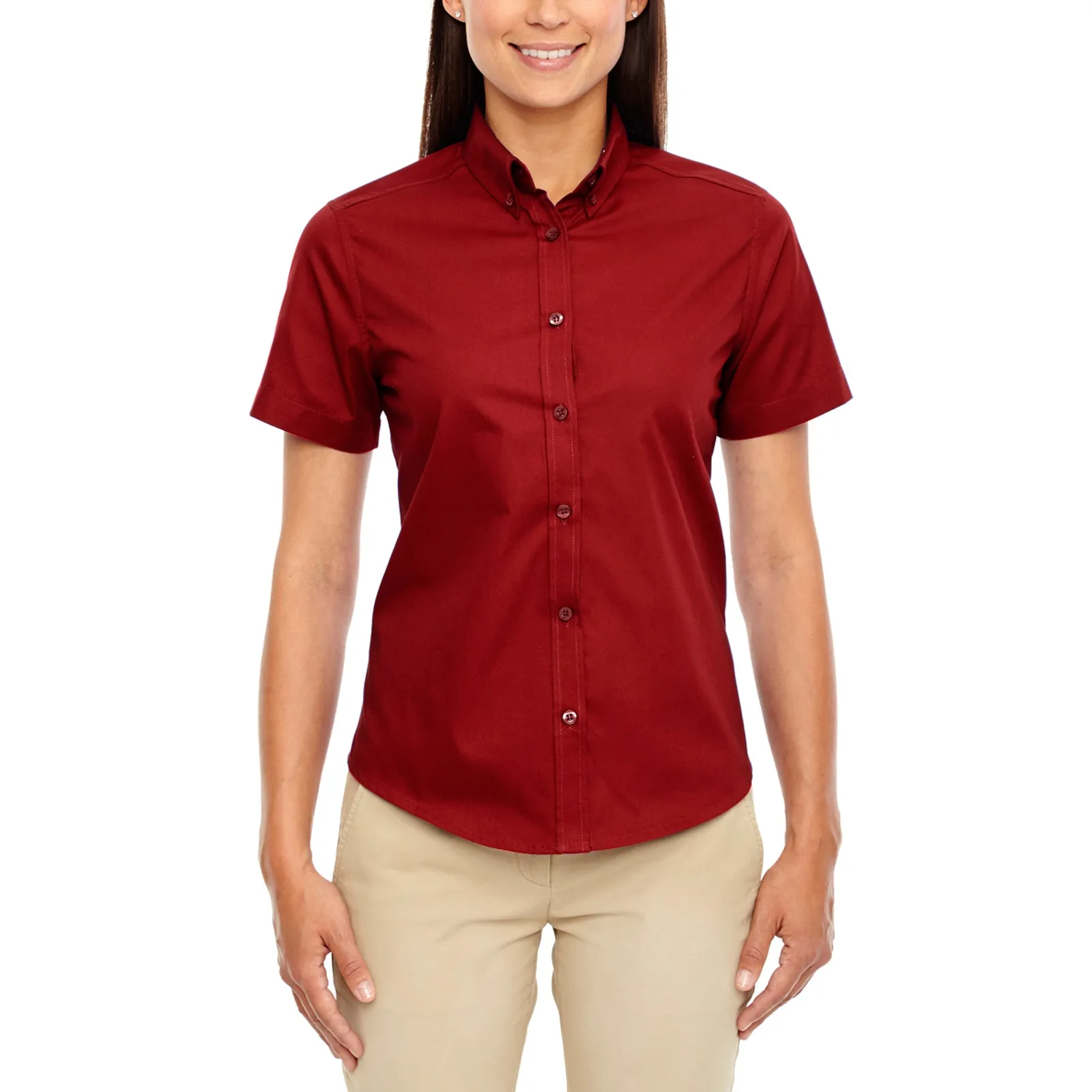 Ladies' Optimum S/S Twill Shirt