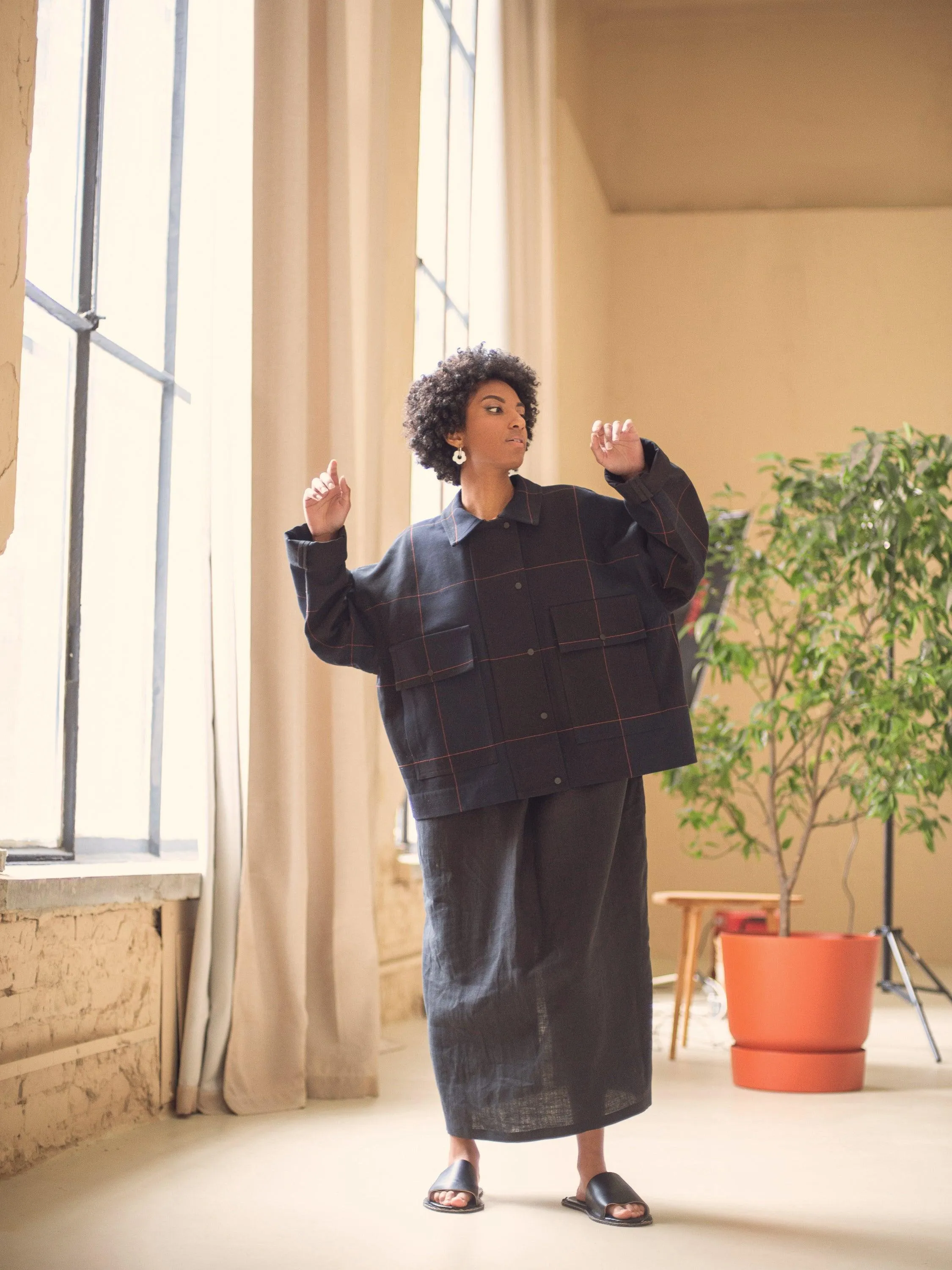 Lucaye Checked Jacket