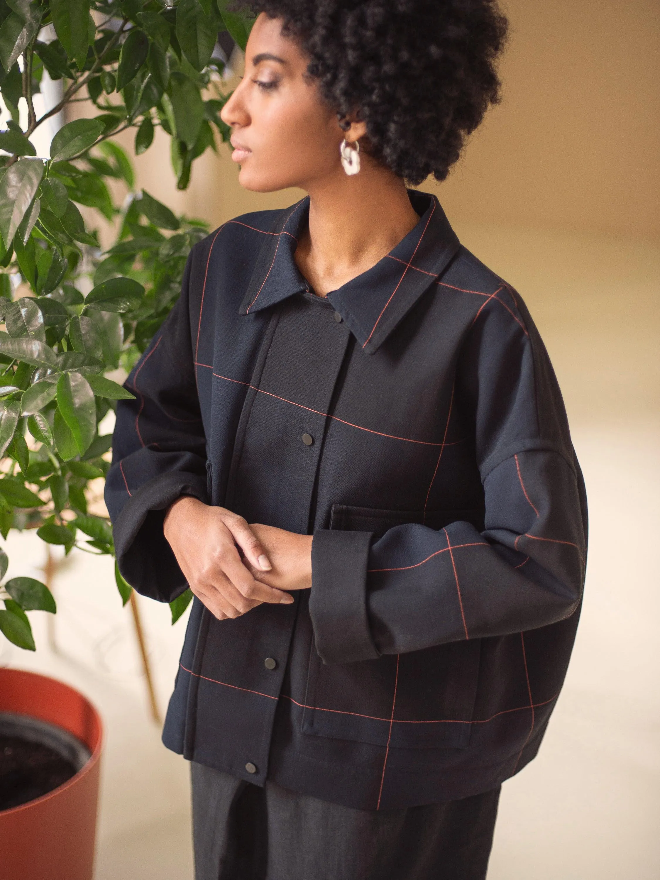 Lucaye Checked Jacket