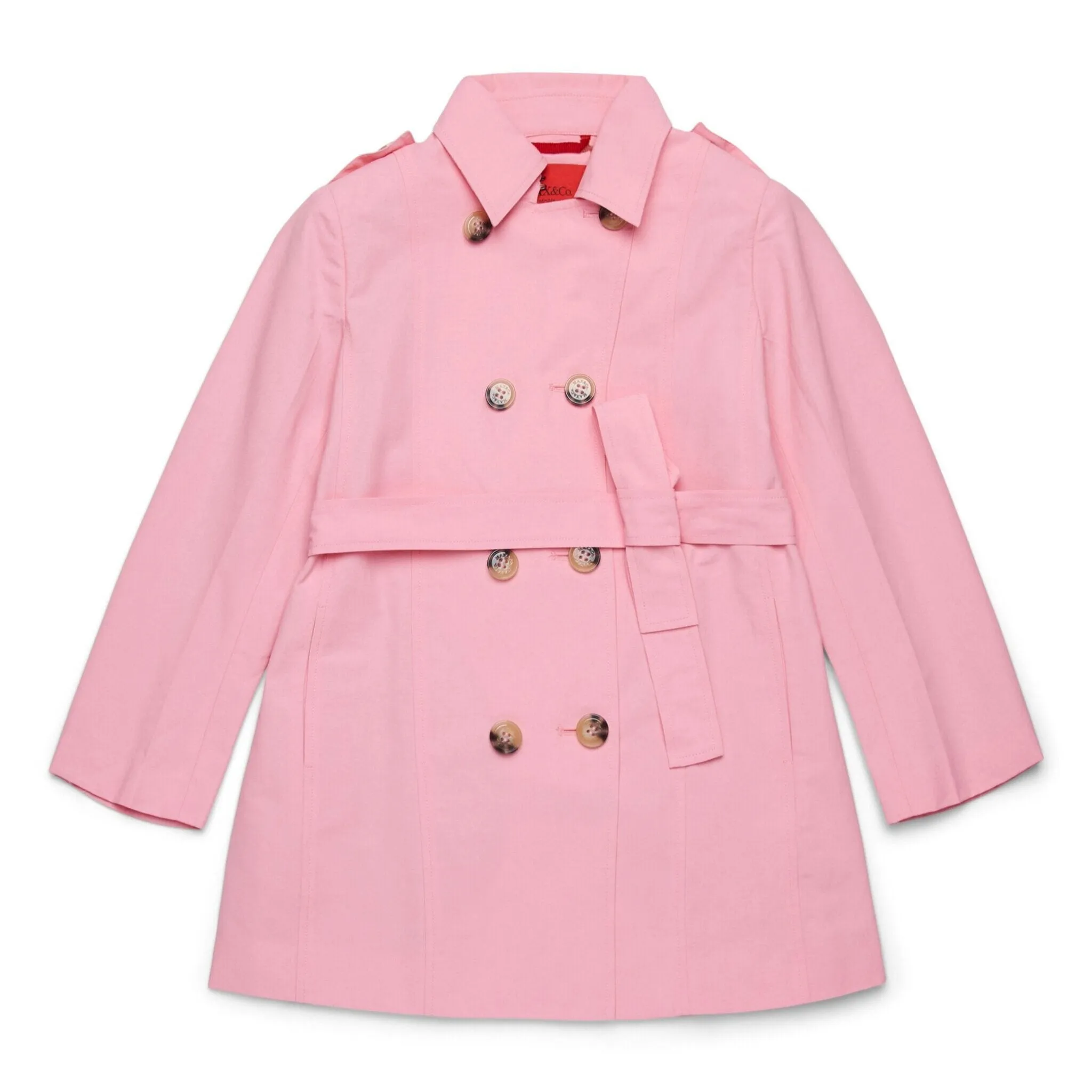 Max&Co. Girls MINIME Technical Double-Breasted Trench Coat - 8Y