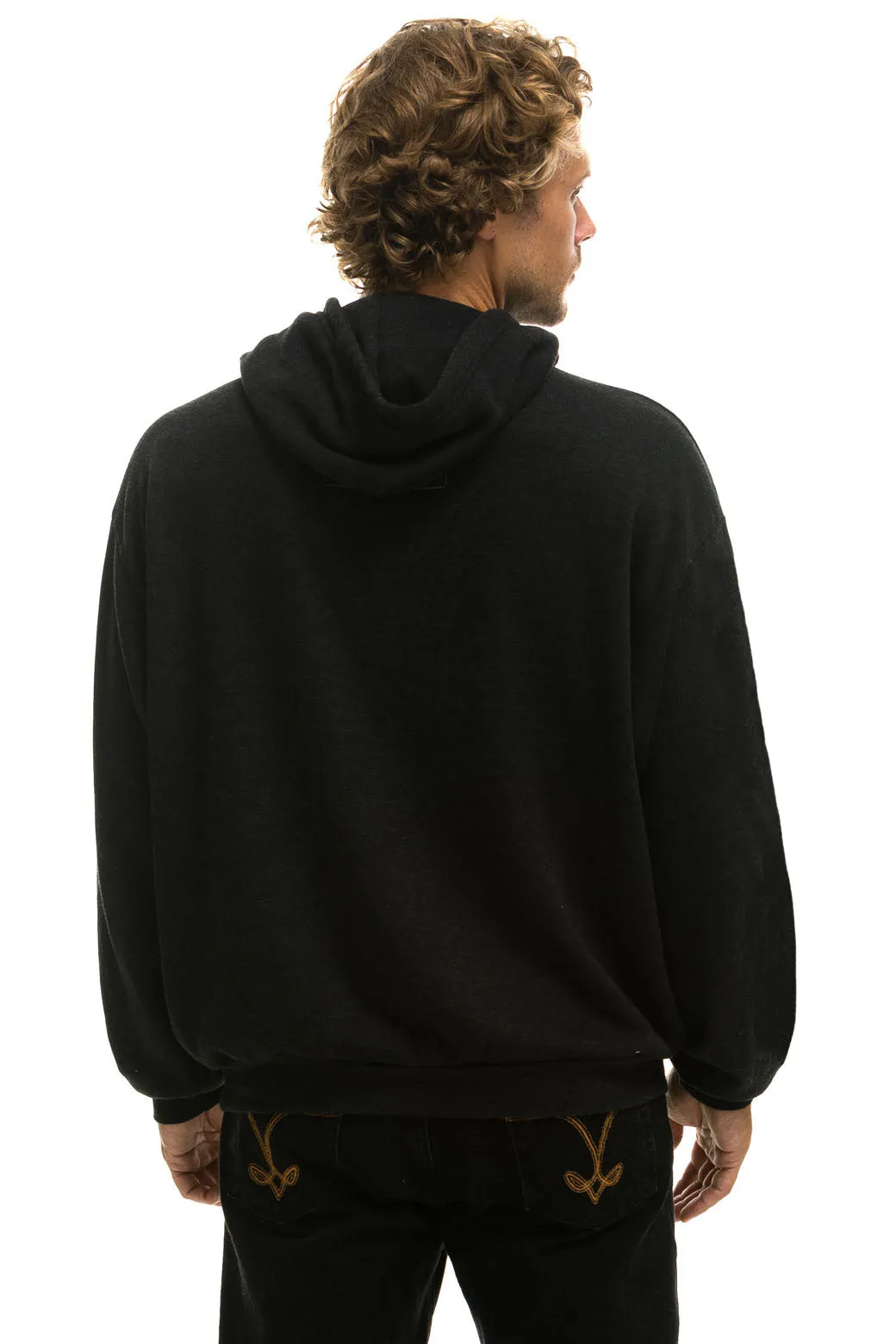 MEMBER EXCLUSIVE SANTA TIGER RELAXED PULLOVER HOODIE - BLACK