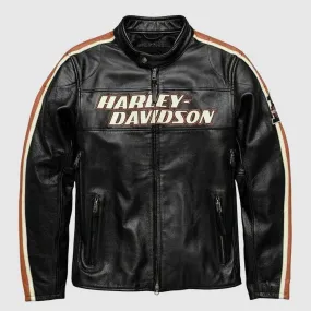 Men's Harley Davidson Black Leather Jacket