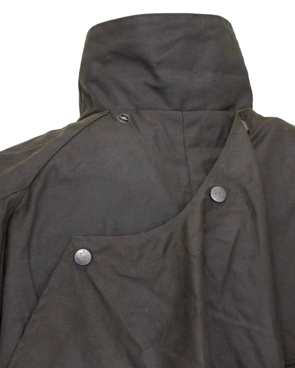 Men's Outback Trading Co 2042-BRN Long Brown Low Rider Oilskin Duster Coat