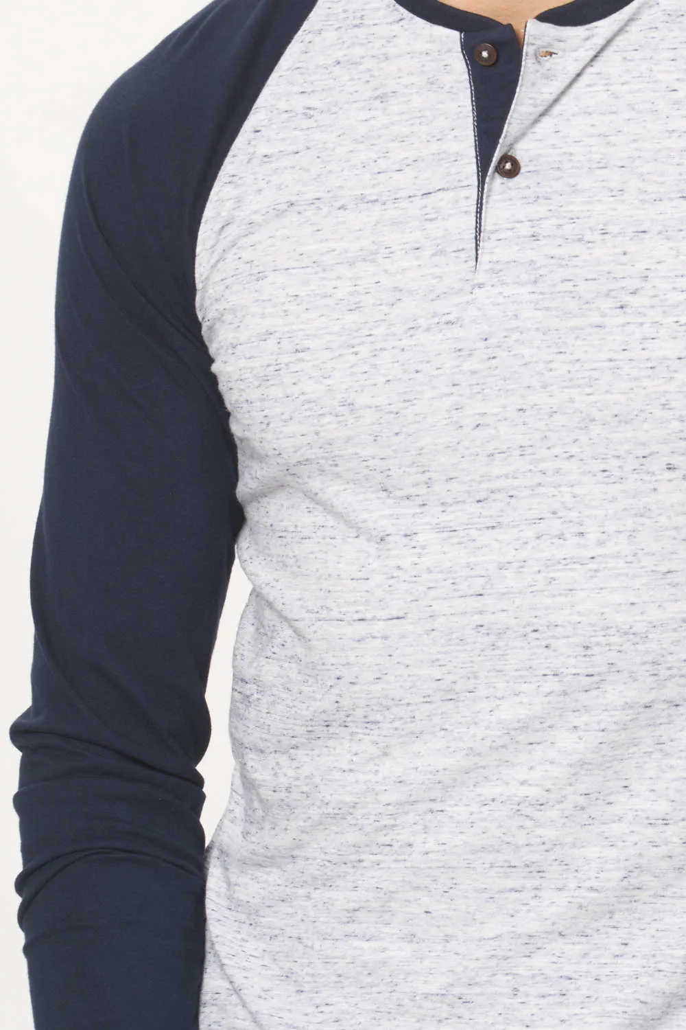 Muscle Fit Raglan Long Sleeve T.Shirt