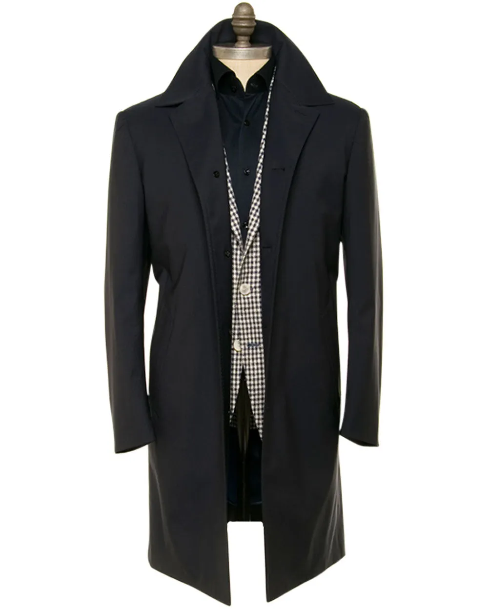 Navy Tech Raincoat
