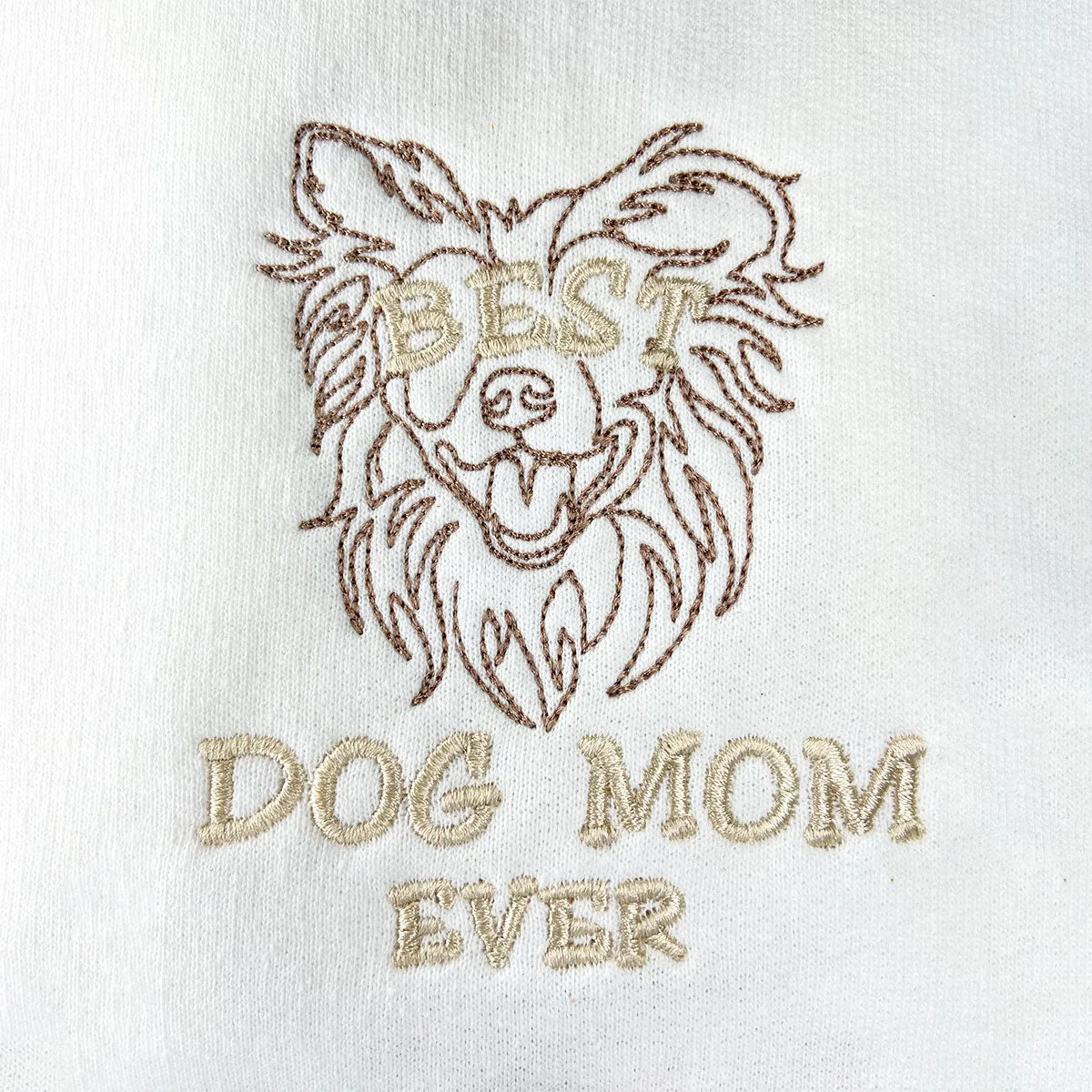 Personalized Best Border Collie Dog Mom Ever Embroidered Polo Shirt, Custom Polo Shirt with Dog Name, Best Gifts For Boxer Lovers