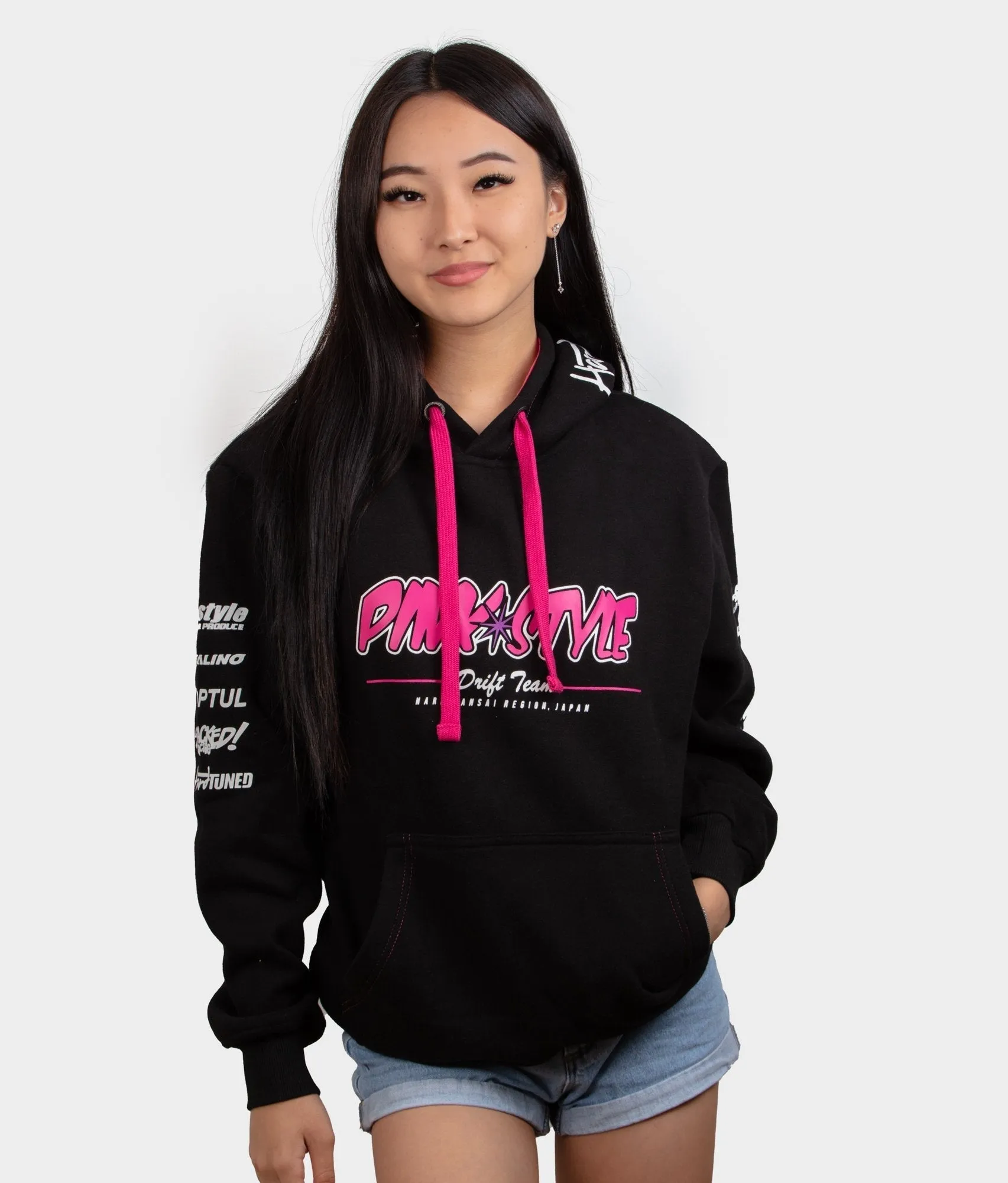 Pinkstyle - Drift Team Womens Hoodie