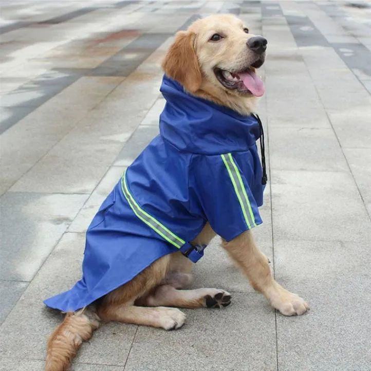 Reflective Dog Raincoat - All-Weather Protection for Small to Large Dogs!