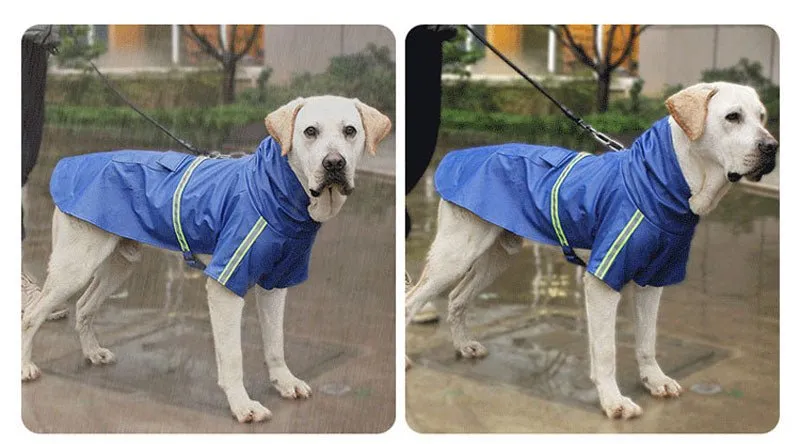Reflective Dog Raincoat - All-Weather Protection for Small to Large Dogs!