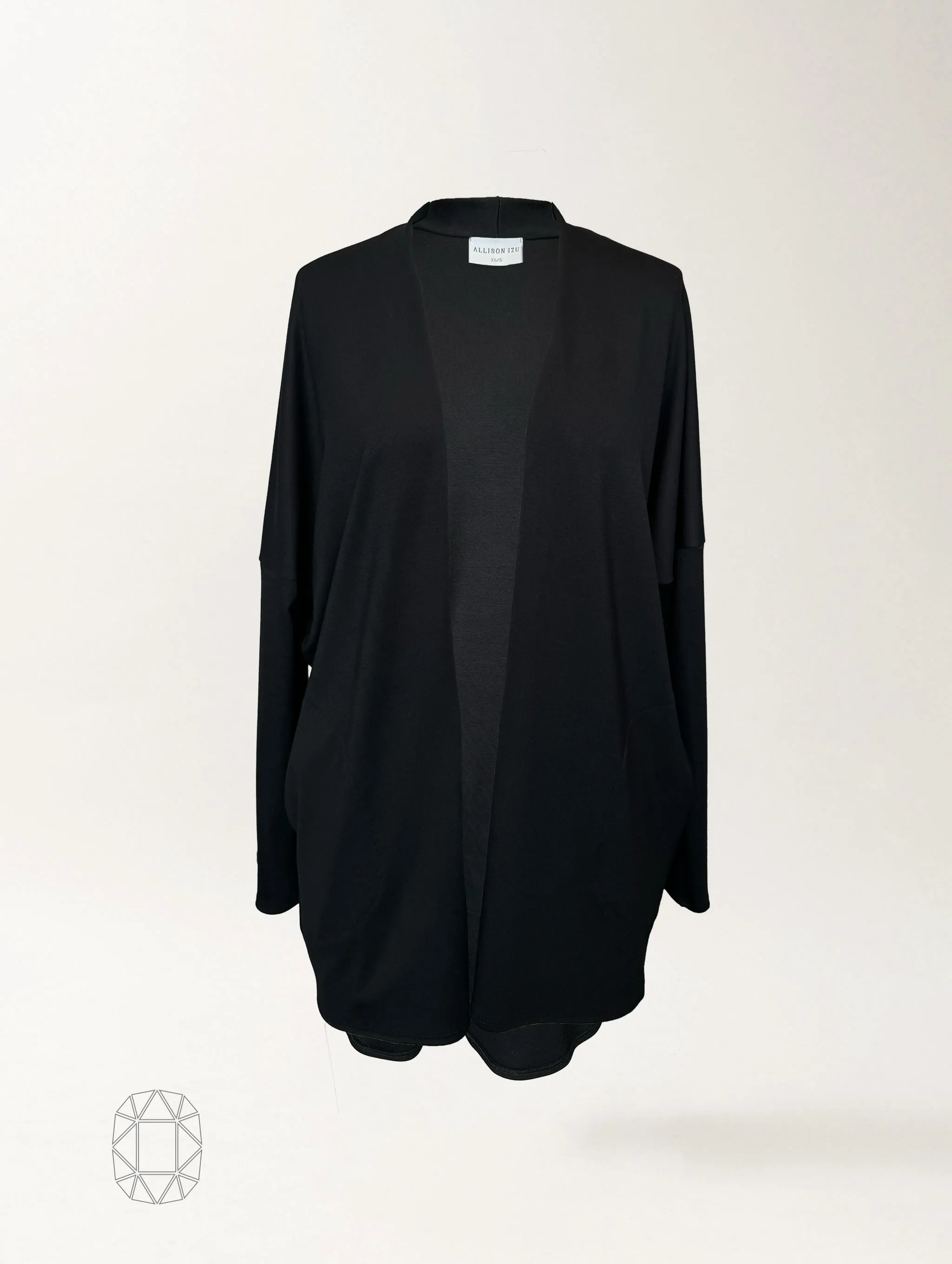 Remy Cover Up - Black Soft Ponte