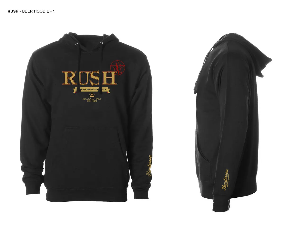 Rush Golden Ale Pullover Hoodie