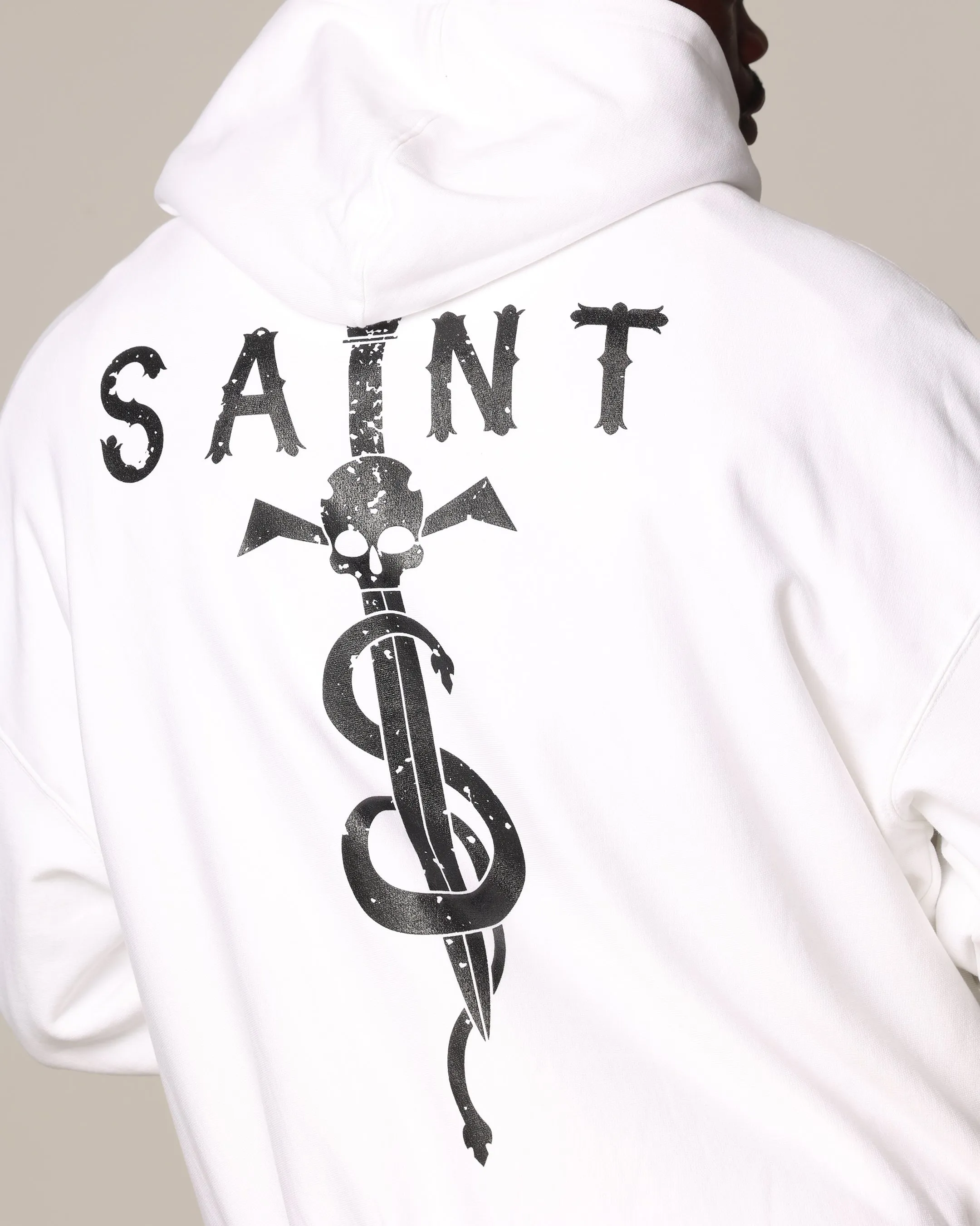 Saint Morta Daggers Premium Hoodie White/Black