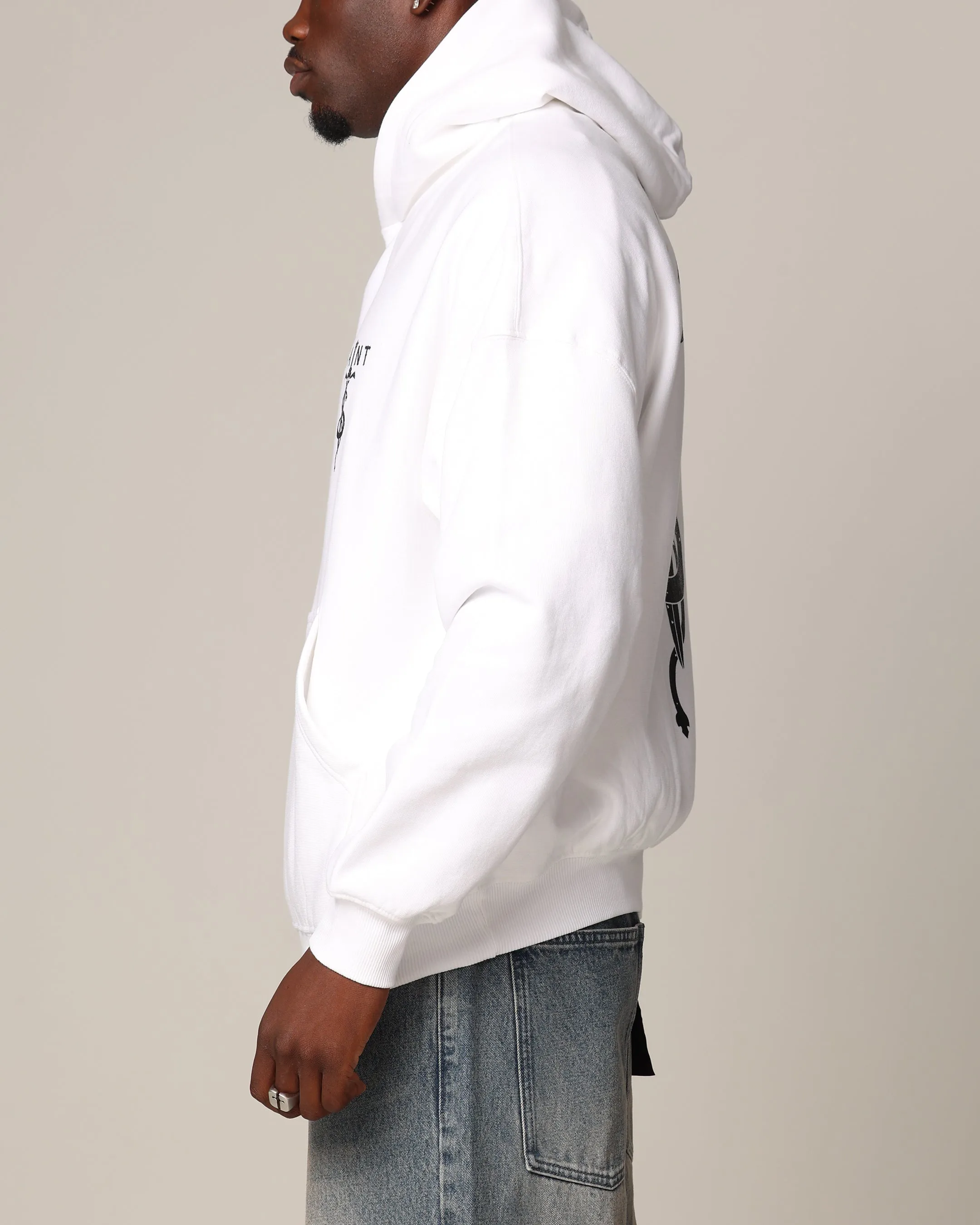 Saint Morta Daggers Premium Hoodie White/Black