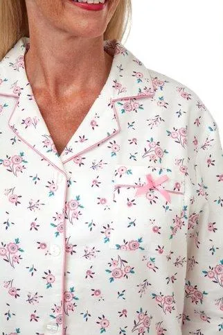 SALE 100% Cotton  Winceyette Ladies Classic Pyjamas