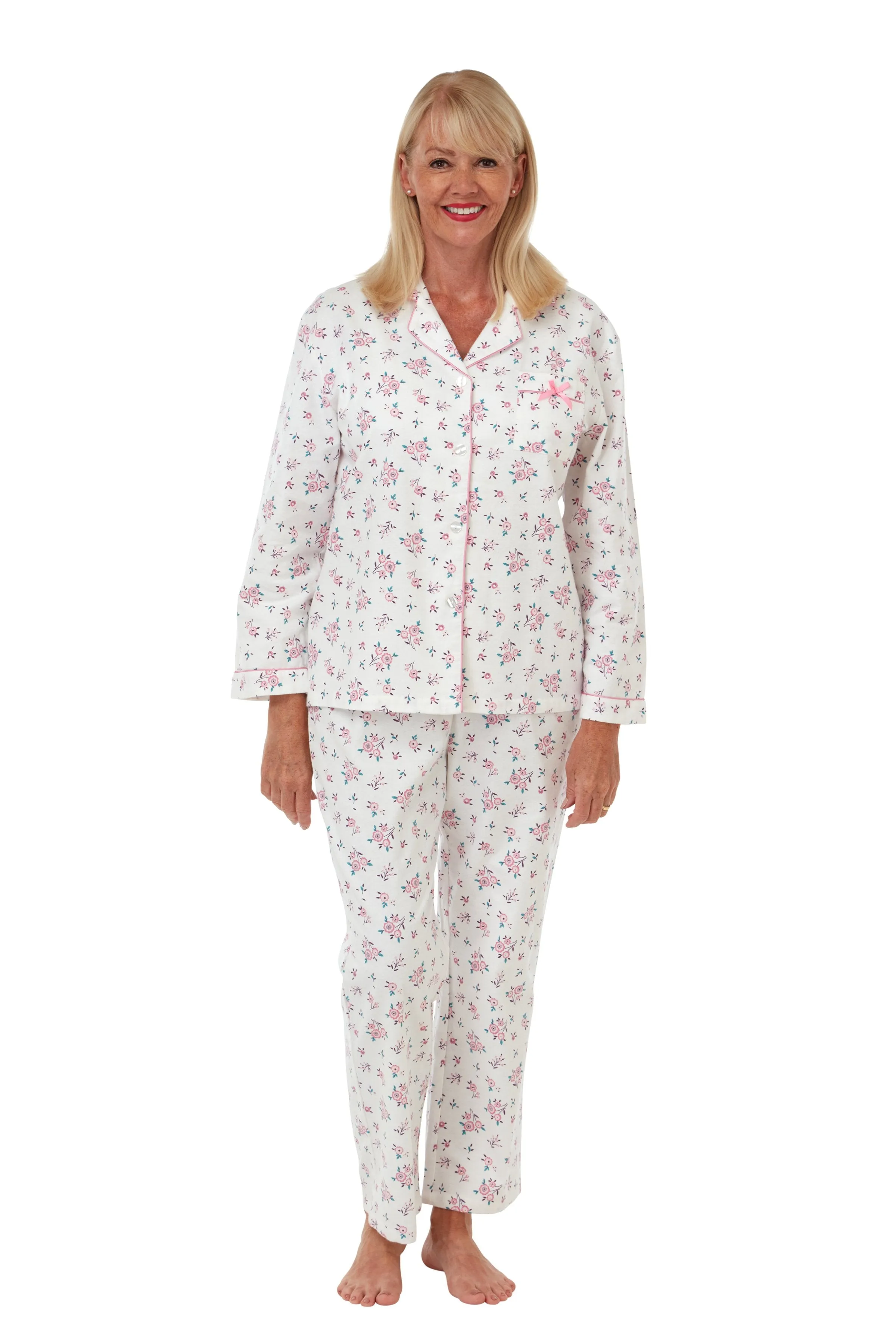 SALE 100% Cotton  Winceyette Ladies Classic Pyjamas