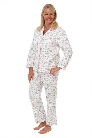 SALE 100% Cotton  Winceyette Ladies Classic Pyjamas
